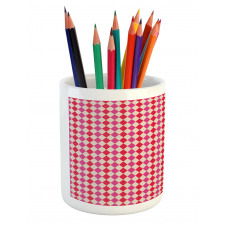 Polygonal Grid Pencil Pen Holder