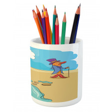 Funny Fish out of Water Pencil Pen Holder