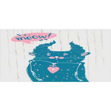 Meow Cat Speech Bubble Pencil Pen Holder