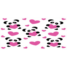 Love Pandas Hearts Pencil Pen Holder