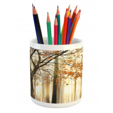 Tree in Abstract Woods Pencil Pen Holder