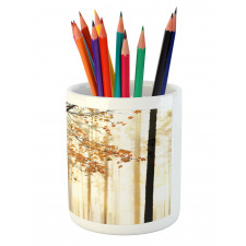 Tree in Abstract Woods Pencil Pen Holder