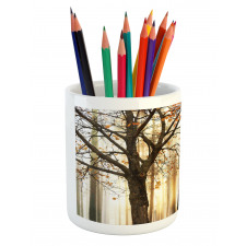 Tree in Abstract Woods Pencil Pen Holder