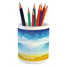 Sea Horizon Coast Pencil Pen Holder