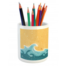 Grange Waves Stars Pencil Pen Holder