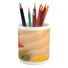 Exotic Caribbean Beach Pencil Pen Holder