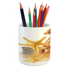Sea Shells and Starfish Pencil Pen Holder