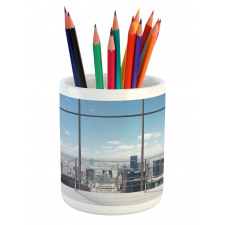 City Modern Landscape Pencil Pen Holder