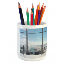 City Modern Landscape Pencil Pen Holder