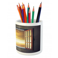 Spring Birds Country Pencil Pen Holder