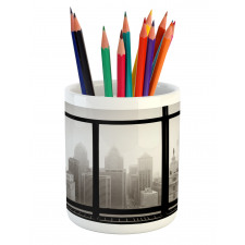 Philadelphia City Roof Pencil Pen Holder