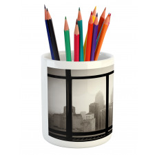 Philadelphia City Roof Pencil Pen Holder