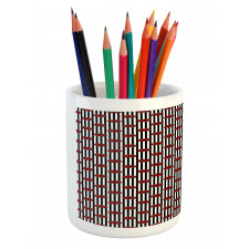 Stripes and Lips Pencil Pen Holder