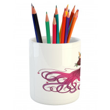 Fruity Hair Style Pencil Pen Holder