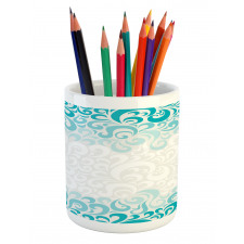 Floral Classic Design Pencil Pen Holder