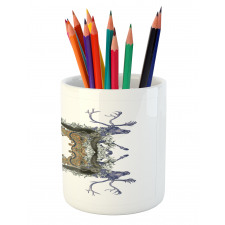 Hunter Wild Animals Pencil Pen Holder