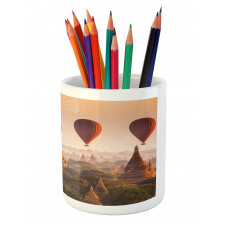 Hot Air Balloon Myanmar Pencil Pen Holder