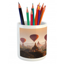 Hot Air Balloon Myanmar Pencil Pen Holder