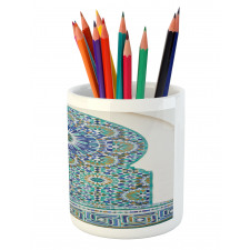 Eastern Ceramic Tile Pencil Pen Holder