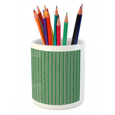 Papyrus Plant Lattice Art Pencil Pen Holder