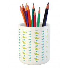 Dinosaur Animal Cartoon Art Pencil Pen Holder