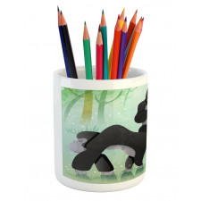 Chunky Woodland Creatures Pencil Pen Holder