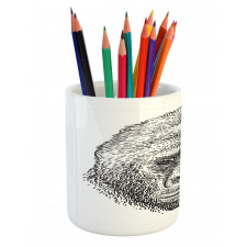 Wild Animal Portrait Pencil Pen Holder