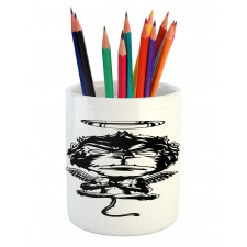 Angelic Monkey with Wings Pencil Pen Holder