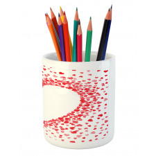 Tiny Hearts Pencil Pen Holder