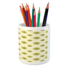 Sunflowers Spots Pencil Pen Holder