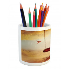 Hummingbird Peace Pencil Pen Holder