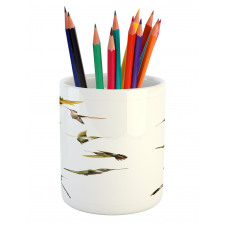 Hummingbird Sunflowers Pencil Pen Holder