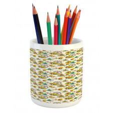 Funfair at Autumn Art Pencil Pen Holder