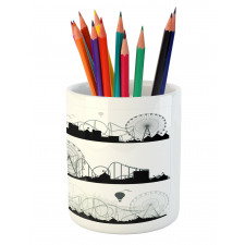 Modern Funfair View Pencil Pen Holder