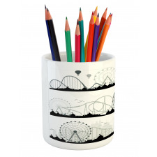 Modern Funfair View Pencil Pen Holder