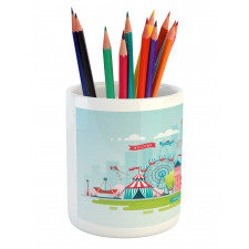 Childish Cartoon Fun Pencil Pen Holder