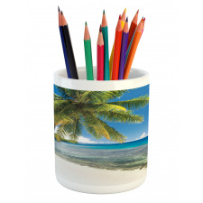 Island Paradise for Travelers Pencil Pen Holder