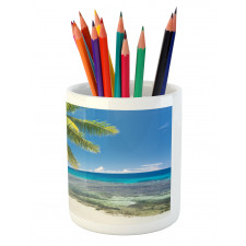 Island Paradise for Travelers Pencil Pen Holder