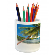 Island Paradise for Travelers Pencil Pen Holder