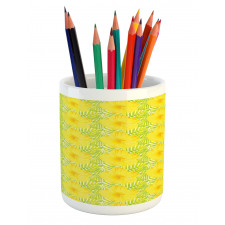 Exotic Summer Tones Pencil Pen Holder