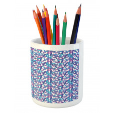 Tropic Leafy Pencil Pen Holder