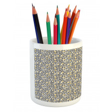 Typography and Numerals Pencil Pen Holder