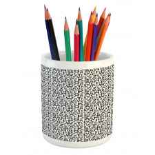 Uppercase English Letters Pencil Pen Holder