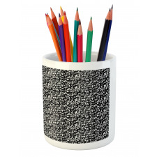 Cursive Custom Lettering Pencil Pen Holder