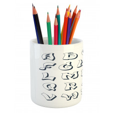 Monochrome Graffiti Art Pencil Pen Holder