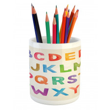 Watercolor Educational Pencil Pen Holder