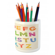 Watercolor Educational Pencil Pen Holder