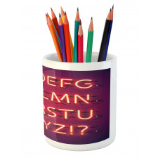 Contemporary Letters Art Pencil Pen Holder