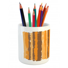 Grunge Vertical Line Pencil Pen Holder