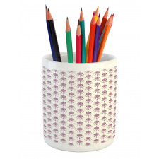 Dreamcatchers Polka Dots Pencil Pen Holder